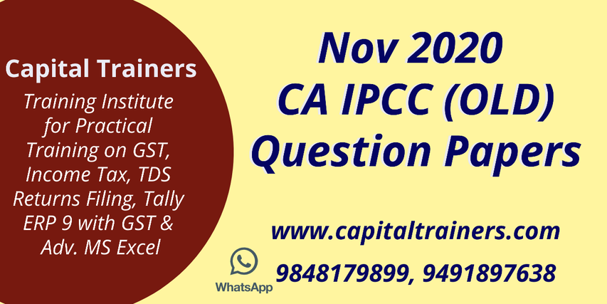 ca ipcc question papers november 2020