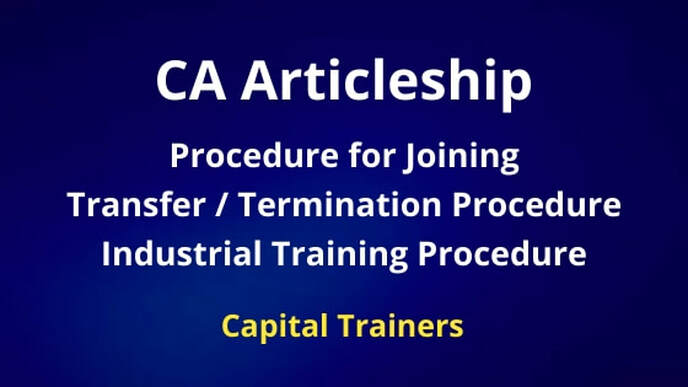 articleship transfer or termination procedure