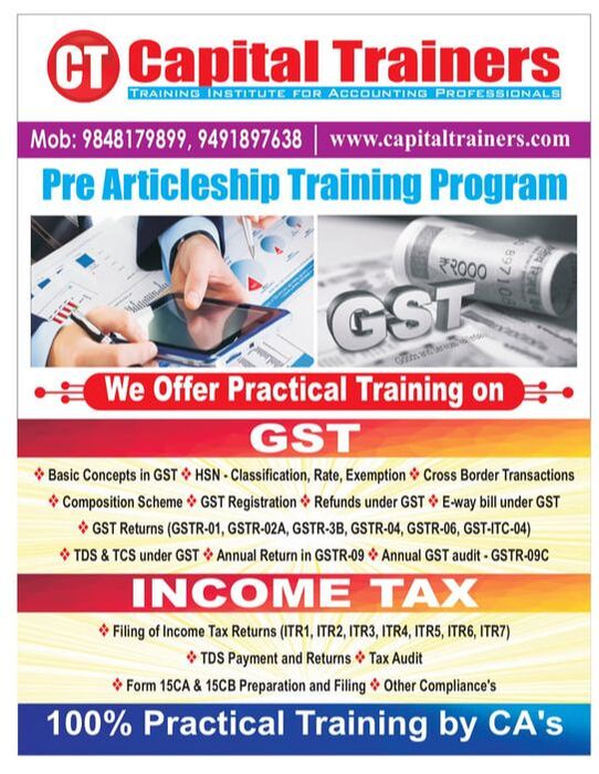 Practical Training on GST in Chennai