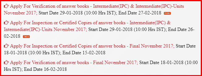 ICAI Verification of Answer Books Procedure