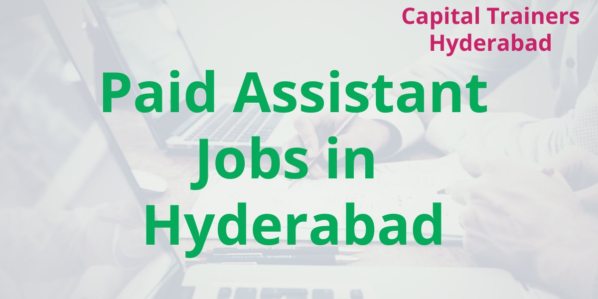 paid assistant jobs in hyderabad ca firms