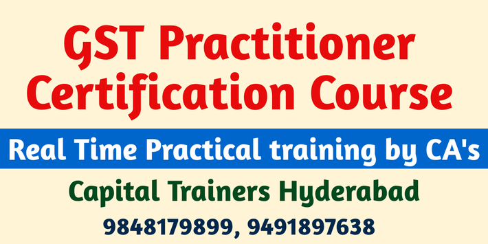 GST Practitioner Certification Course in Hyderabad