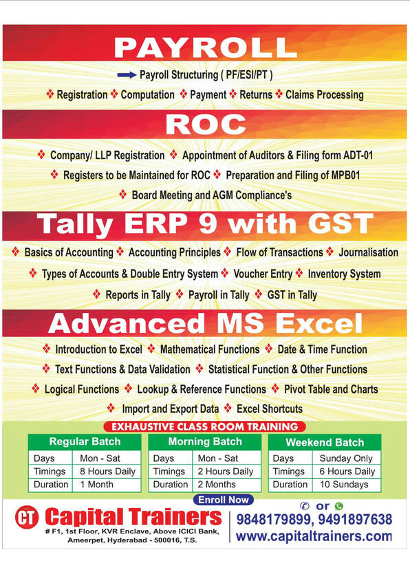 Top GST Training Institute in Rajahmundry